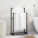 VIDAXL -Handtuchregal 48x24x78,5 cm Eisenschwarz abgelöst
