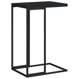 Vidaxl bijzettafel 40x30x59 cm bewerkt hout zwart