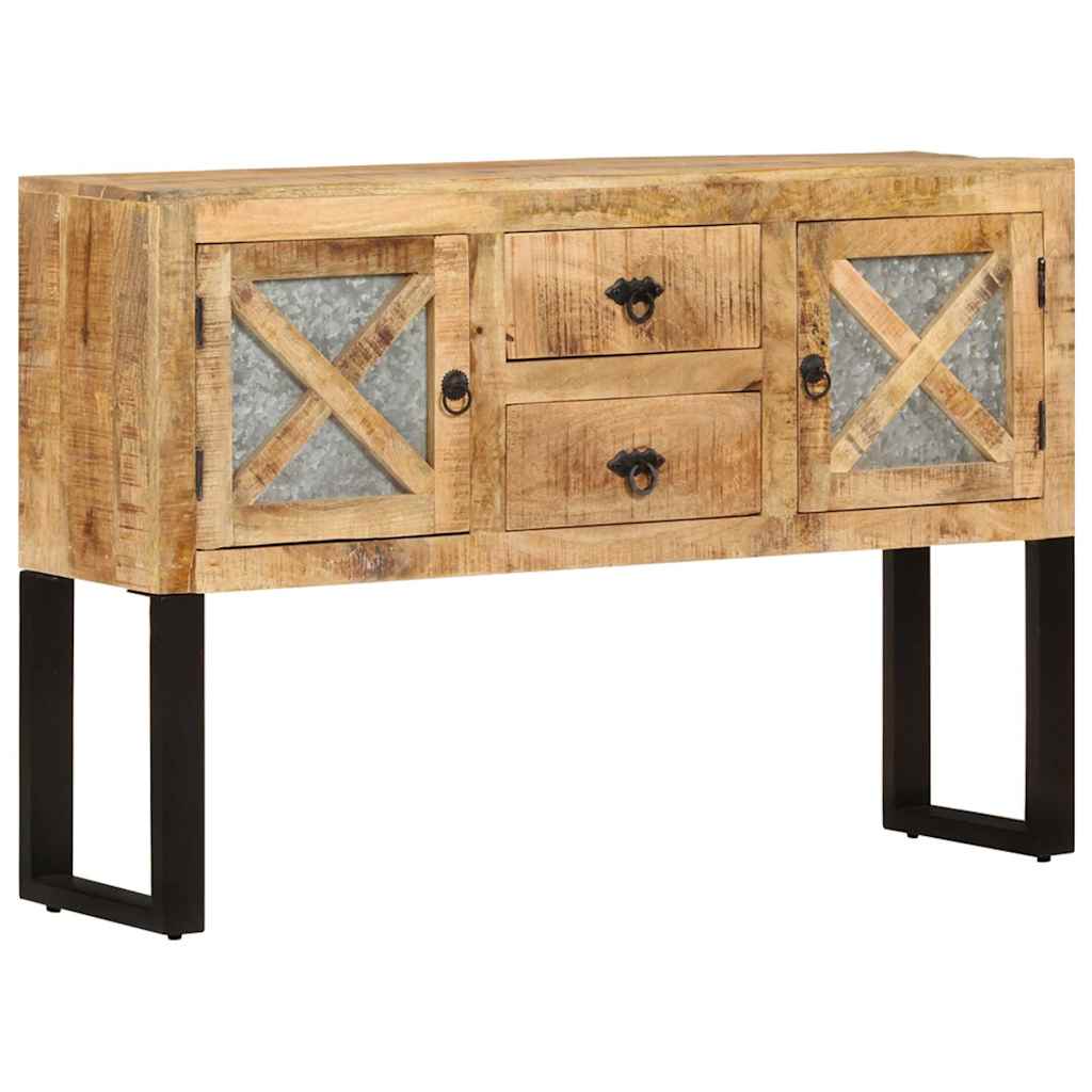 Vidaxl dressoir 110x30x74 cm ruw mangohout