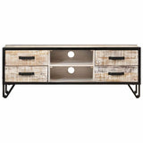 Vidaxl tv-meubel 110x30x41 cm massief acaciahout