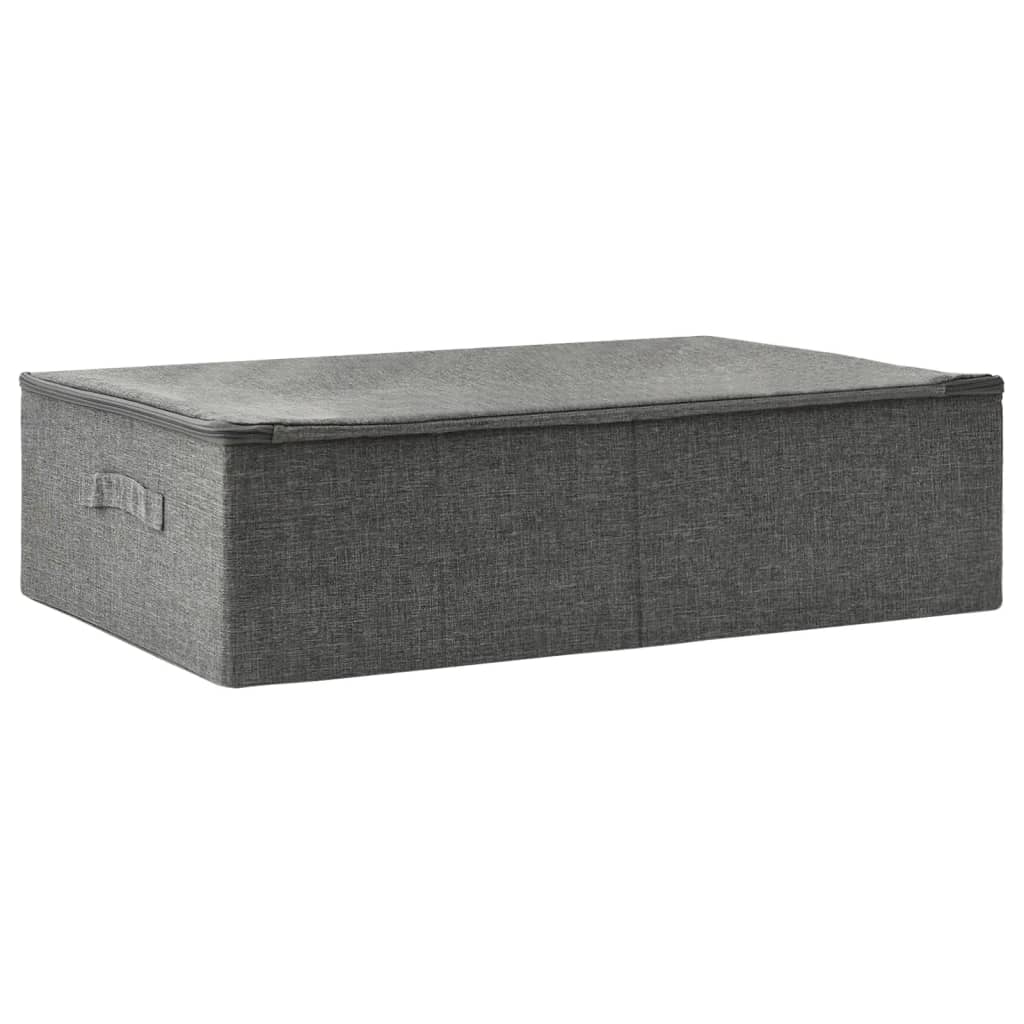 VIDAXL -Speicherbox 70x40x18 cm Stoffanthrazit -gelöscht