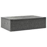 VIDAXL -Speicherbox 70x40x18 cm Stoffanthrazit -gelöscht