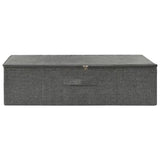 VIDAXL -Speicherbox 70x40x18 cm Stoffanthrazit -gelöscht
