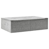 VIDAXL -Speicherbox 70x40x18 cm Stoff grau