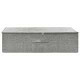 VIDAXL -Speicherbox 70x40x18 cm Stoff grau