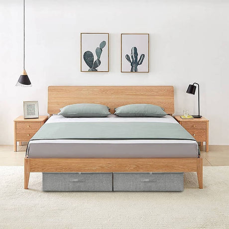 VIDAXL -Speicherbox 70x40x18 cm Stoff grau