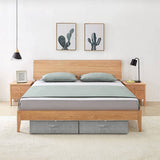 VIDAXL -Speicherboxen 2 ST 70x40x18 cm Stoff grau