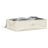 VIDAXL -Speicherboxen 2 ST 70x40x18 cm Stoffcreme gefärbt
