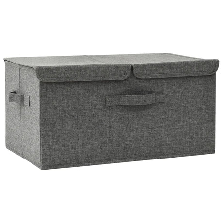 VIDAXL -Speicherbox 50x30x25 cm Stoffanthrazit -gelöscht