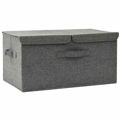 VIDAXL -Speicherbox 50x30x25 cm Stoffanthrazit -gelöscht