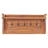 Vidaxx Wandgarderobe 80x16,5x35 cm massives Teakholz