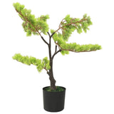 Vidaxl Kunstpflanze mit Topf Zypresse Bonsai 60 cm grün