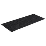Vidaxl -Treppenmatten selbstadhäsiv 15 Teile 60x25 cm grau rechteckig