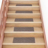 Vidaxl Treppenmatten selbstadhäsiv 15 Teile 60x25 cm beige rechteckig