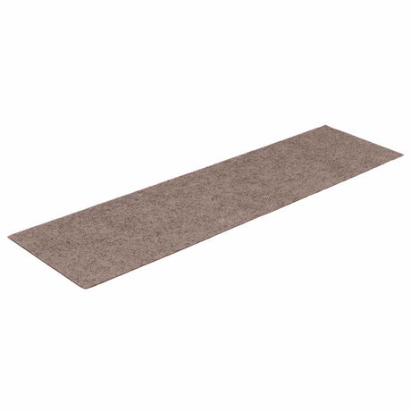 Vidaxl Treppenmatten selbstadhäsiv 15 Teile 76x20 cm hellbraun rechteckig