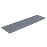 Vidaxl Treppenmatten selbstadhäsiv 15 Teile 76x20 cm hellgrau rechteckig