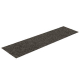 Vidaxl -Treppenmatten selbstadhäsiv 15 Teile 76x20 cm Anthrazit rechteckig