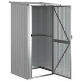 Vidaxl Garden Shed 118.5x97x209.5 cm verzinkter Stahl grau