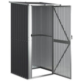 Vidaxl Garden Shed 118.5x97x209.5 cm verzinkter Stahl -Anthrazit