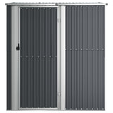 VidaXL Gartenhaus 180,5 x 97 x 209,5 cm, verzinkter Stahl, Anthrazit