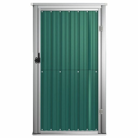 Vidaxl Garden Shed 88x89x161 cm verzinkter Stahlgrün