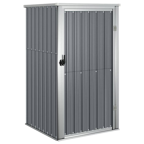 Vidaxl Garden Shed 88x89x161 cm verzinkter Stahl grau
