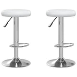 Vidaxl barstoelen 2 st kunstleer wit