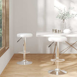 Vidaxl barstoelen 2 st kunstleer wit