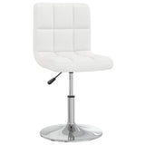 Vidaxl eetkamerstoelen 2 st kunstleer wit