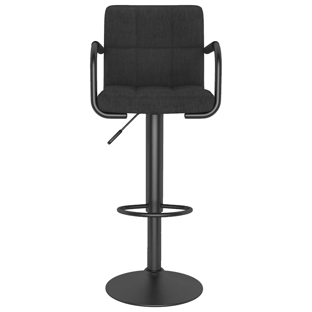 Vidaxl barkruk stof zwart
