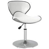 Vidaxl eetkamerstoelen 2 st kunstleer wit