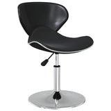 Vidaxl eetkamerstoelen 2 st kunstleer zwart