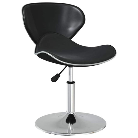 Vidaxl eetkamerstoelen 2 st kunstleer zwart