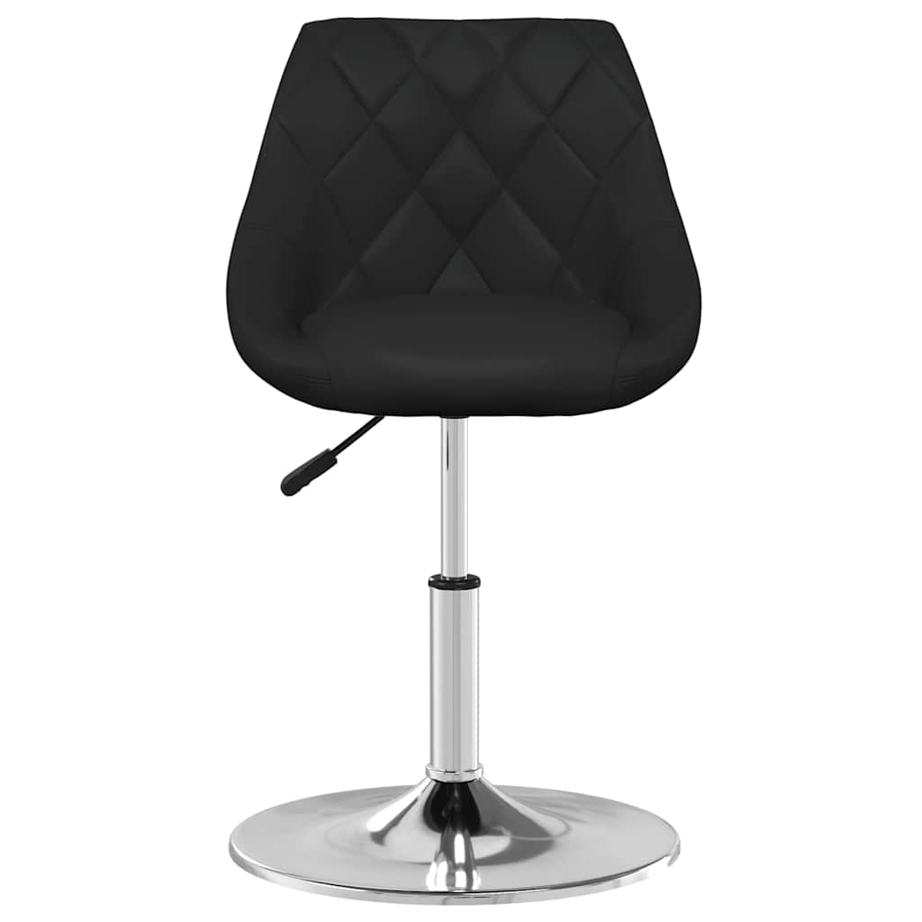 Vidaxl eetkamerstoel kunstleer zwart