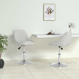 Vidaxl eetkamerstoelen 2 st kunstleer wit
