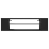Vidaxl tv-hangmeubel 100x30x26,5 cm bewerkt hout zwart