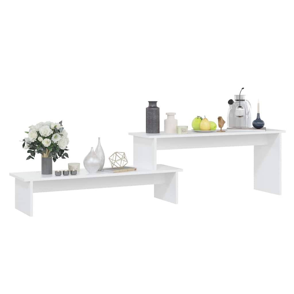 Vidaxl tv-meubel 180x30x43 cm bewerkt hout wit