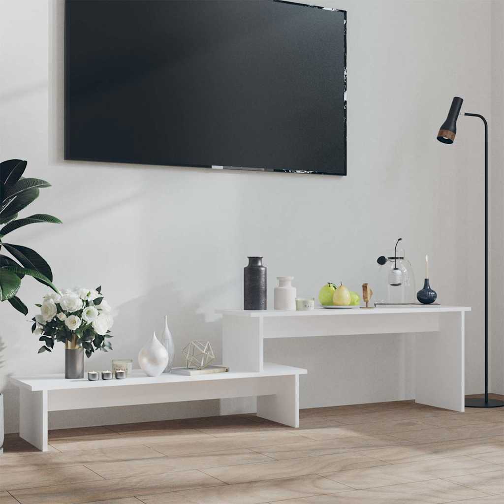 Vidaxl tv-meubel 180x30x43 cm bewerkt hout wit