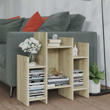 Vidaxl bijzetkast 60x26x60 cm bewerkt hout sonoma eikenkleurig