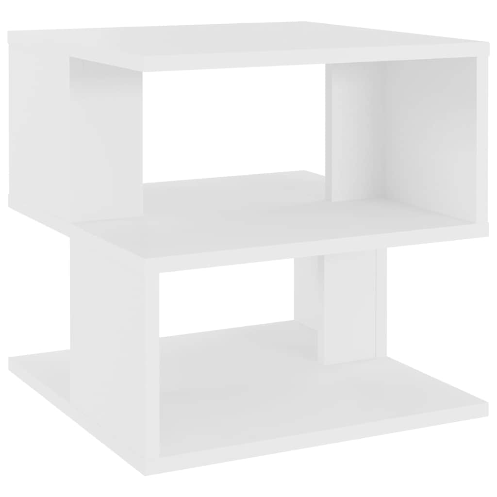 Vidaxl bijzettafel 40x40x40 cm bewerkt hout wit