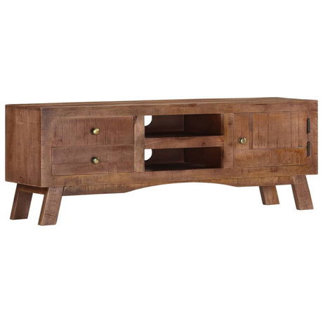 Vidaxl tv-meubel 110x30x40 cm ruw mangohout