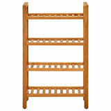 Vidaxl -Schuhregal mit 4 Regalen 50 x 27 x 80 cm Feste Eiche