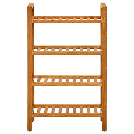Vidaxl -Schuhregal mit 4 Regalen 50 x 27 x 80 cm Feste Eiche