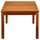 Vidaxl tuintafel 110x60x45 cm massief acaciahout