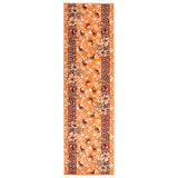 Vidaxl Teppich Runner 100x450 cm BCF Terracotta -Colored