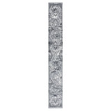 VidaXL Teppichläufer 60x450 cm BCF orientalisches Grau