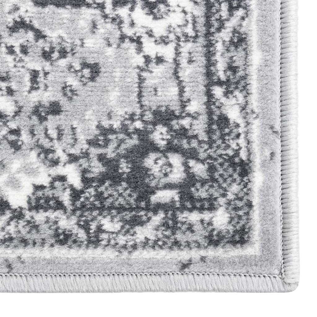 VidaXL Teppichläufer 60x450 cm BCF orientalisches Grau