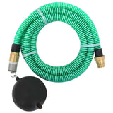 Vidaxl -Saugschlauch mit Messingkupplungen 1.1 '' 3 m PVC Grün
