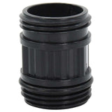 Vidaxl -Saugschlauch mit PVC -Kopplungen 1.1 '' 4 m PVC Schwarz
