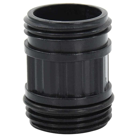 Vidaxl -Saugschlauch mit PVC -Kupplungen 1,1 '' 10 m PVC Schwarz
